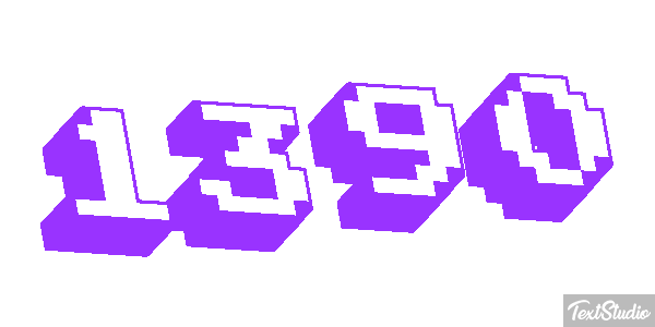 1390 Text effect