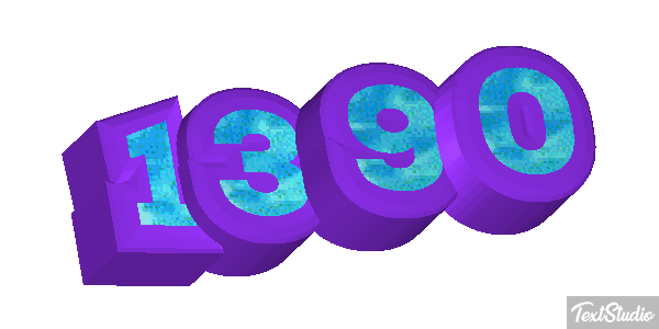 1390 Text effect