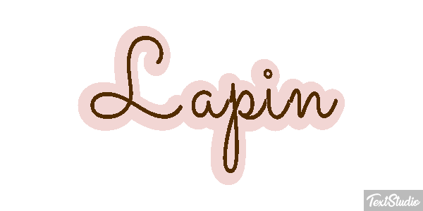 Lapin Effetto testo