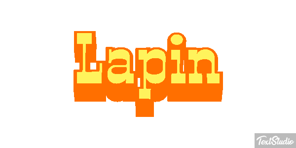 Lapin Effetto testo