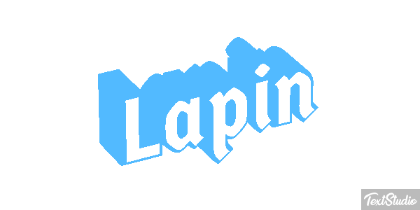 Lapin Effetto testo