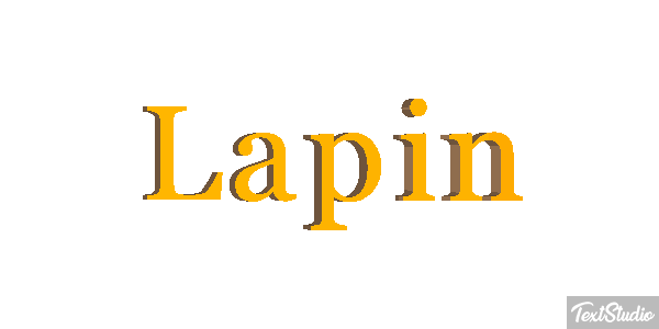 Lapin Effetto testo