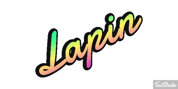 Lapin Effetto testo