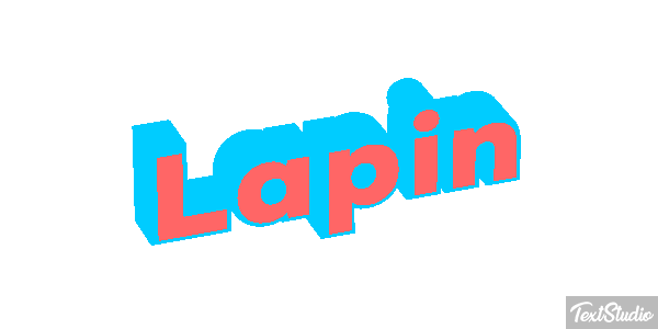 Lapin Effetto testo