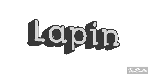 Lapin Effetto testo