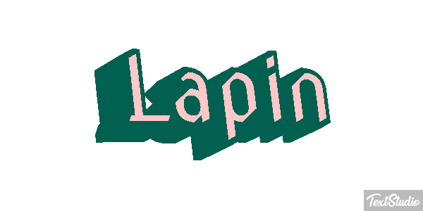 Lapin Effetto testo