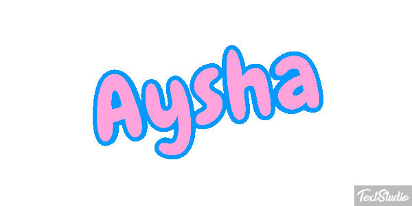 Aysha Effet de texte