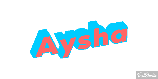 Aysha Effet de texte