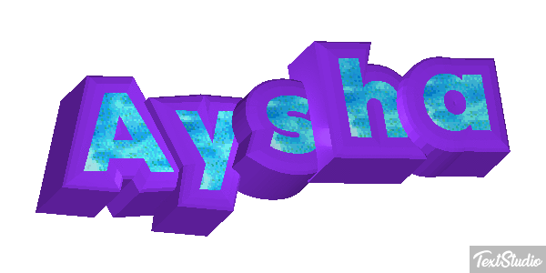 Aysha Effet de texte