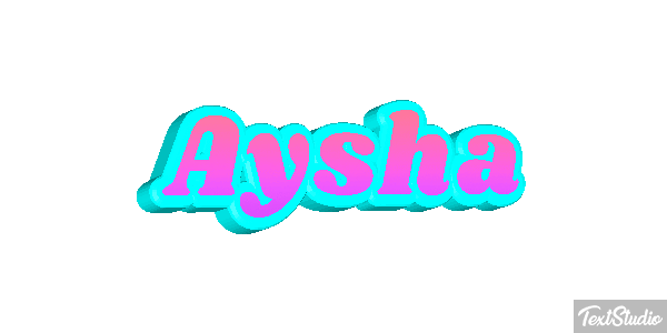 Aysha Effet de texte
