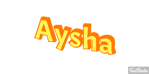 Aysha Effet de texte