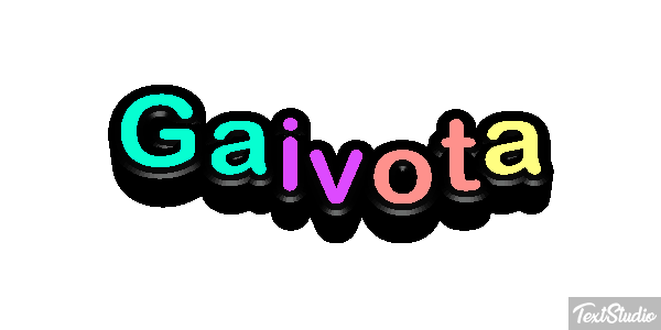 Gaivota Efeito do texto
