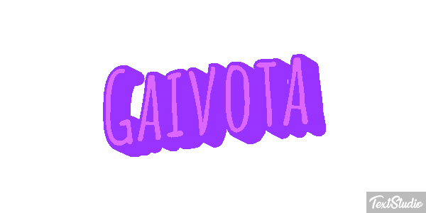 Gaivota Efeito do texto