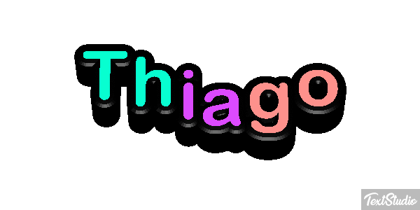 Thiago Efecto de texto