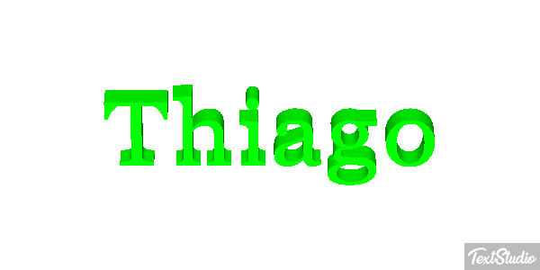 Thiago Efecto de texto