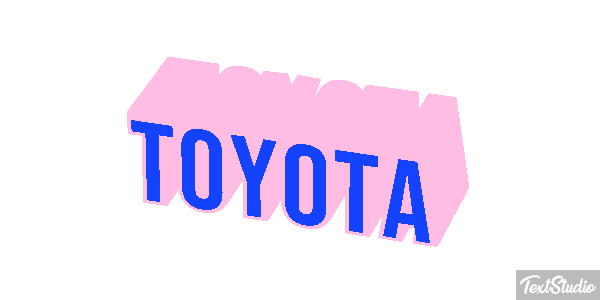 Toyota Efeito do texto