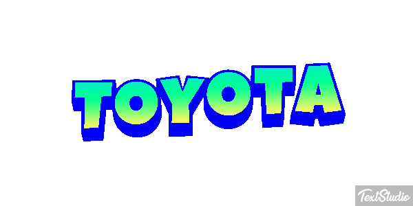 Toyota Efeito do texto
