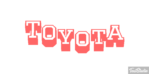 Toyota Efeito do texto