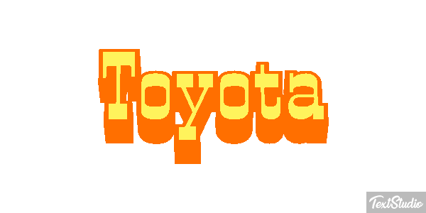 Toyota Efeito do texto