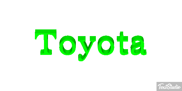 Toyota Efeito do texto