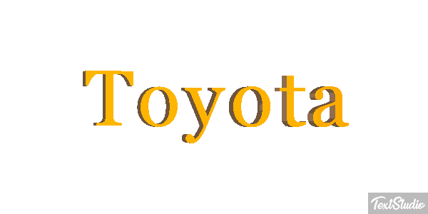 Toyota Efeito do texto