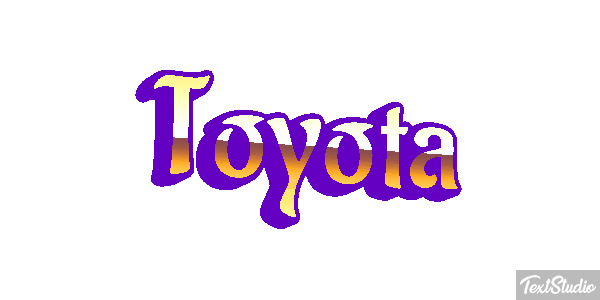 Toyota Efeito do texto