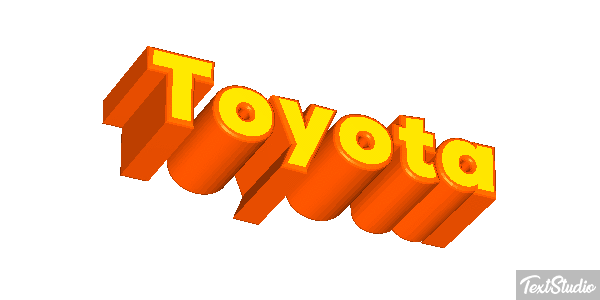 Toyota Efeito do texto