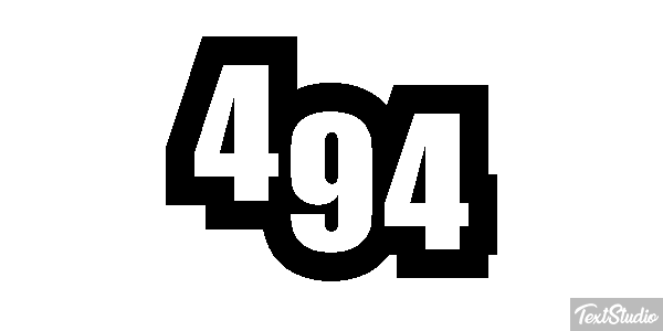 494 Text effect