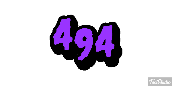 494 Text effect