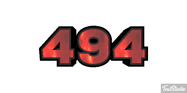 494 Text effect