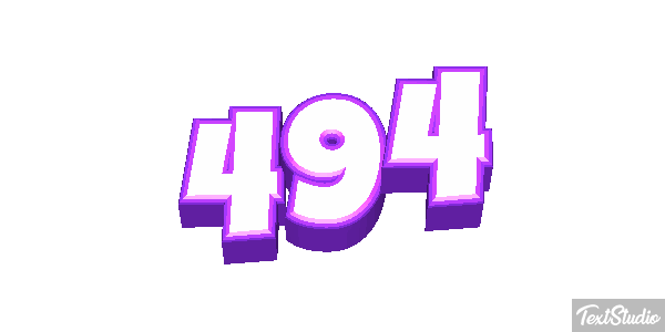 494 Text effect