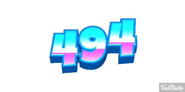 494 Text effect