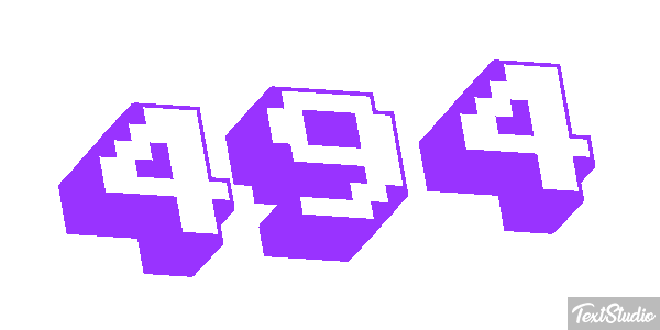 494 Text effect