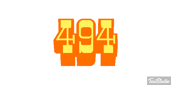 494 Text effect