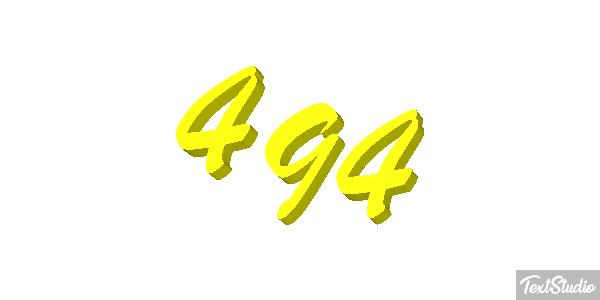 494 Text effect