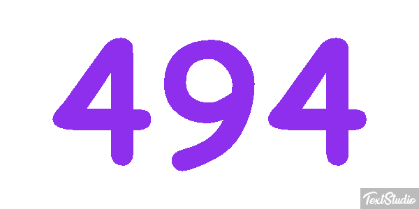 494 Text effect
