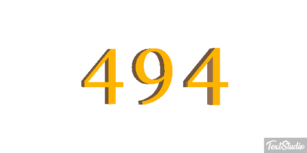 494 Text effect