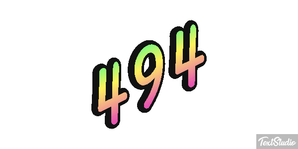 494 Text effect