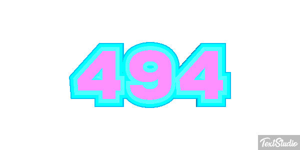 494 Text effect
