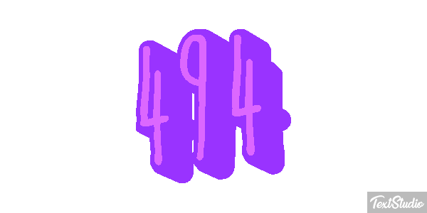 494 Text effect