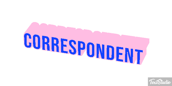Correspondent Efeito do texto