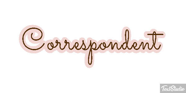 Correspondent Efeito do texto