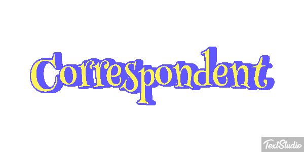 Correspondent Efeito do texto