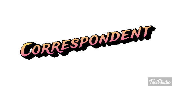 Correspondent Efeito do texto