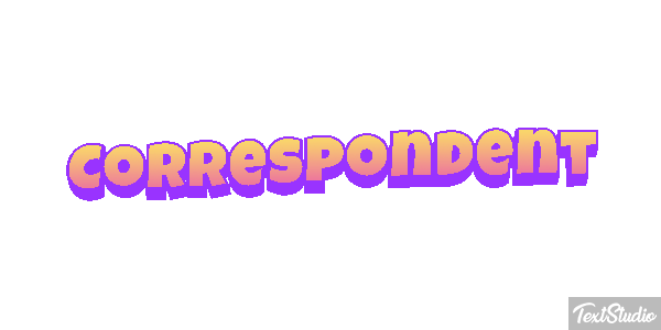 Correspondent Efeito do texto