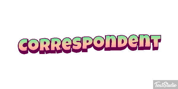 Correspondent Efeito do texto