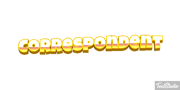 Correspondent Efeito do texto