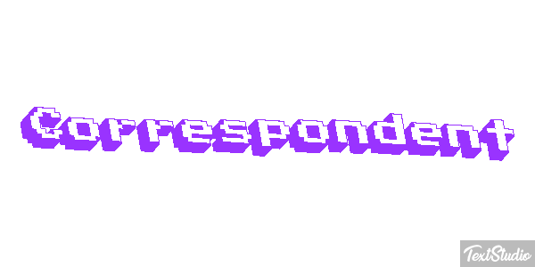 Correspondent Efeito do texto