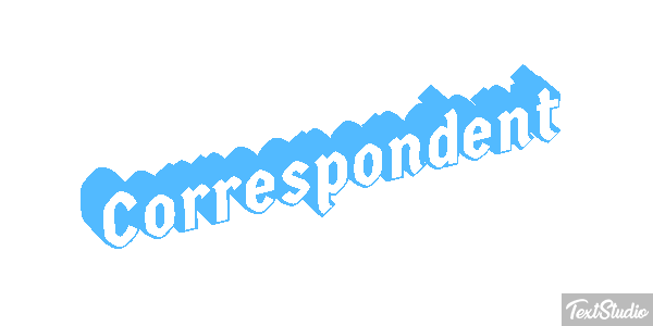 Correspondent Efeito do texto