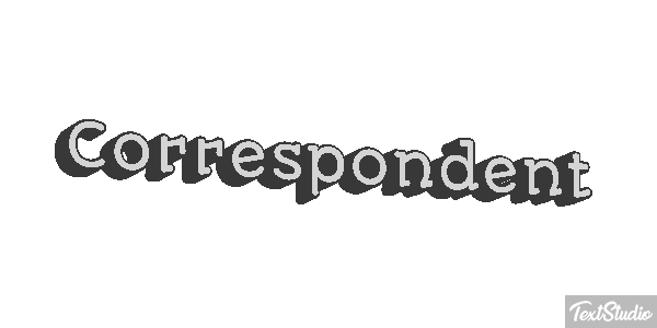 Correspondent Efeito do texto